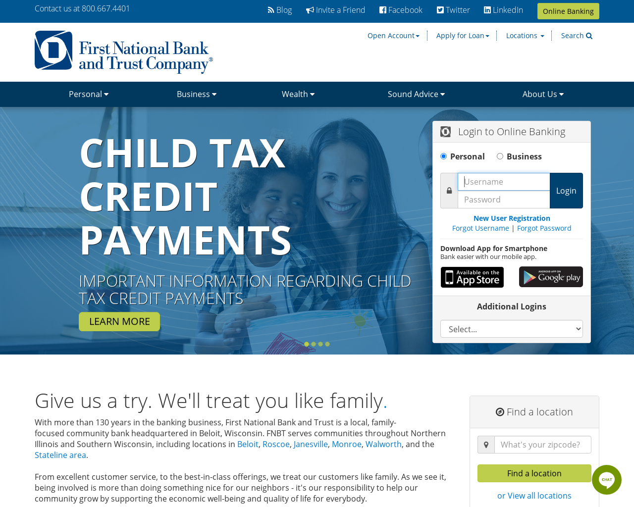 First National Bank and Trust Payday Loans