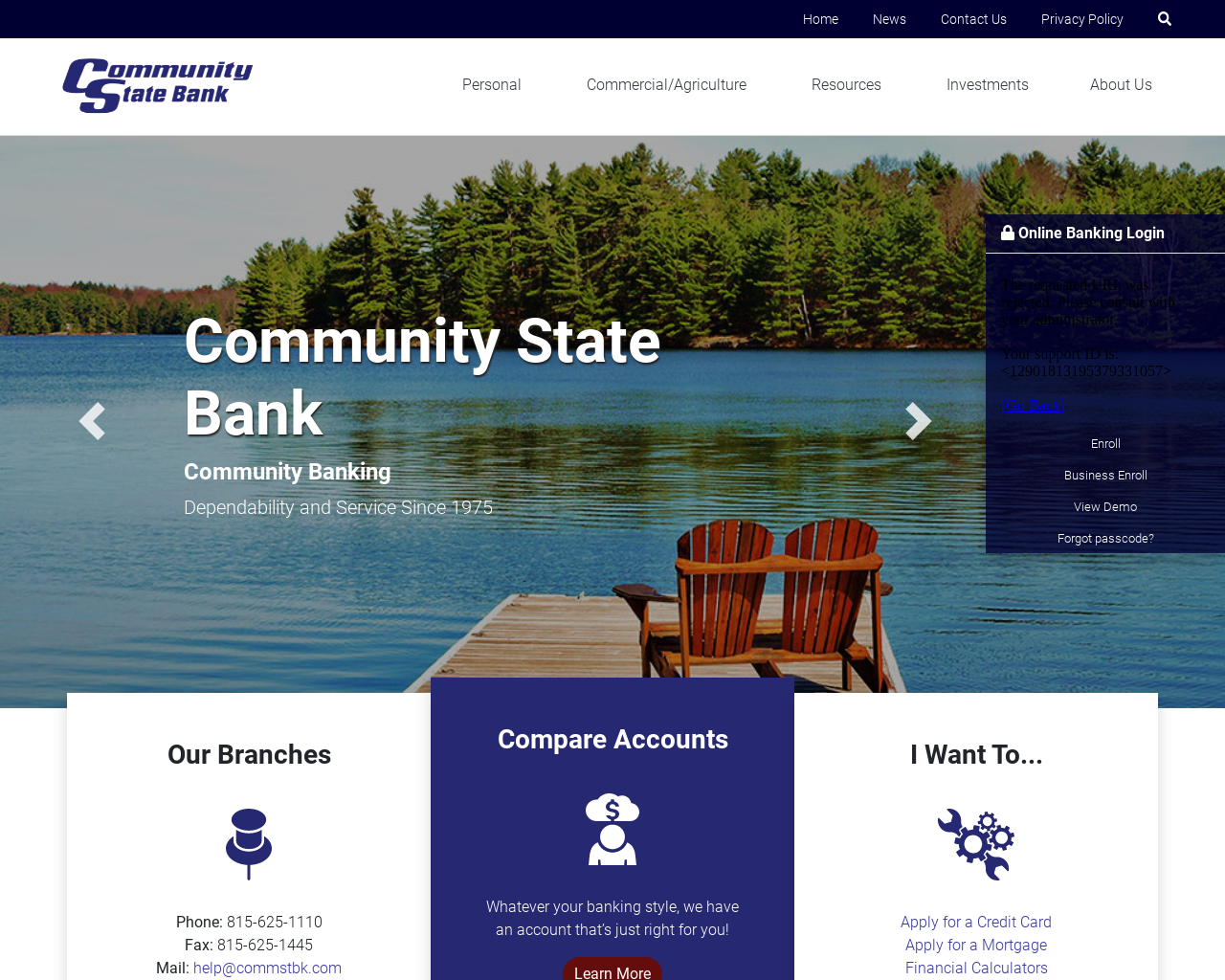 Community State Bank of Morrison Logo